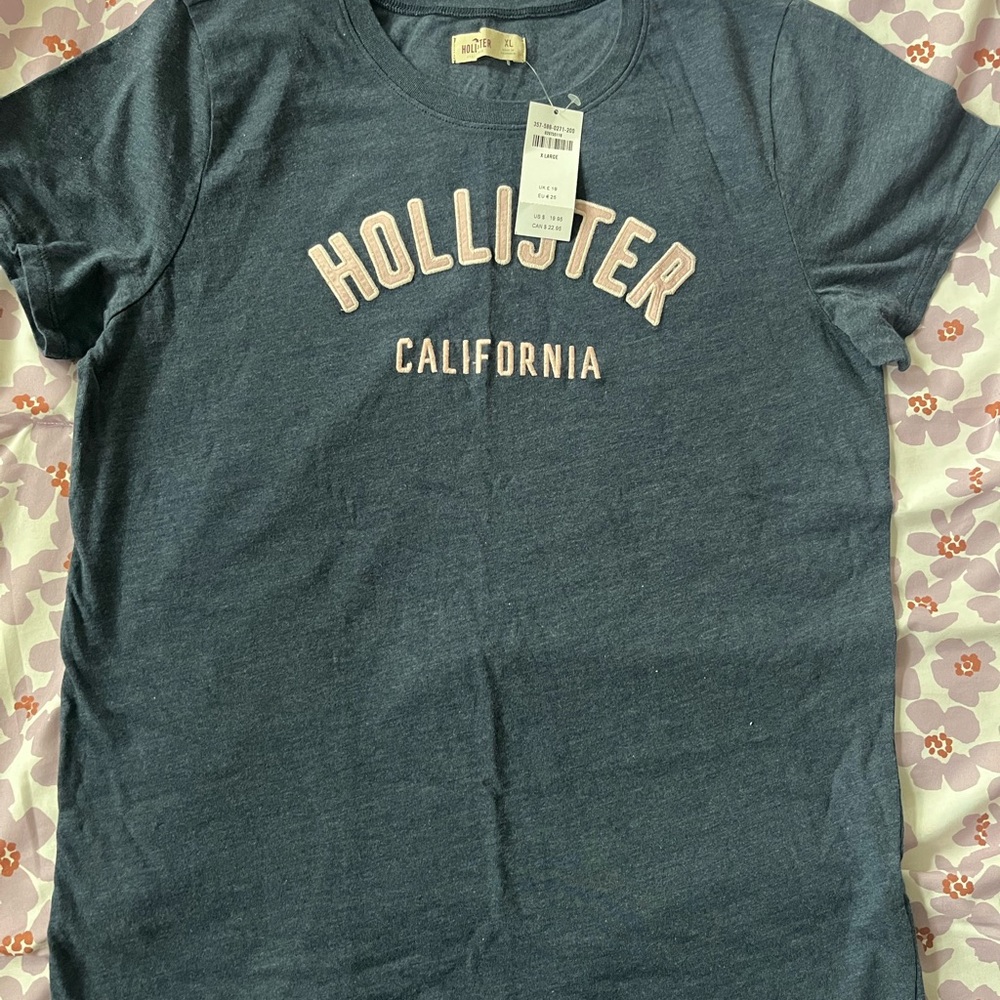 Hollister Blue Graphic Tee